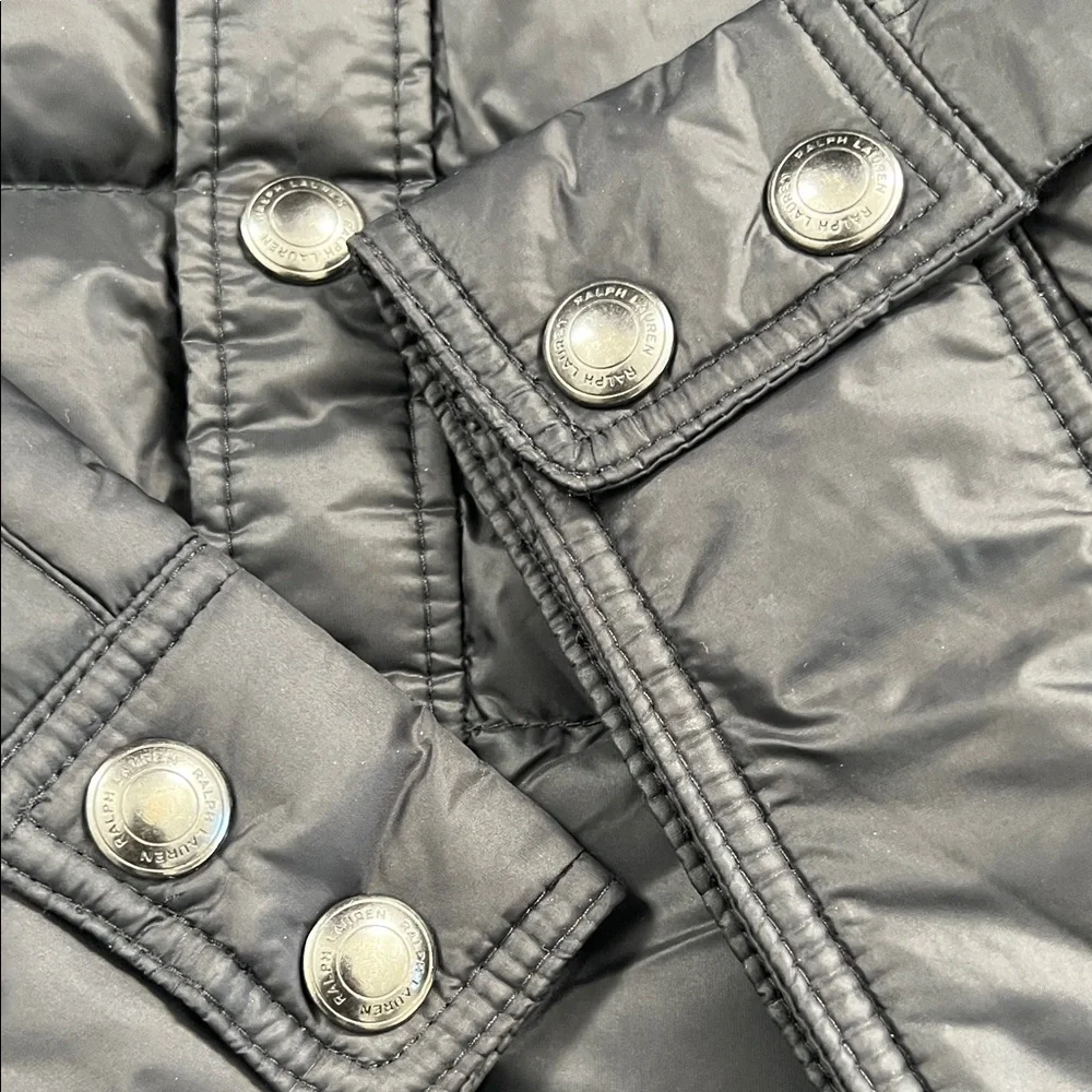 Polo Ralph Lauren Men's Black Quilted Shirt Jacket - Picture 2 of 8